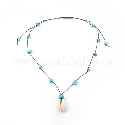 Natural & Synthetic Mixed Gemstone Necklaces&nbsp;NJEW-JN02288-M