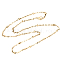 Unisex 304 Stainless Steel Satellite Chain Necklaces&nbsp;NJEW-K305-17G