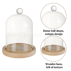 Glass Dome Cover&nbsp;AJEW-WH0348-293A