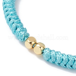 Brass Braided Bead Bracelet&nbsp;BJEW-JB09974