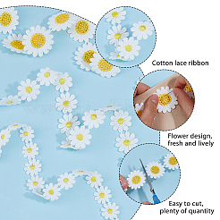 15 Yards 5 Styles Cotton Flower Lace Ribbon&nbsp;OCOR-OC0001-45