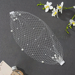 Polyester Fascinator Mesh Face Veil&nbsp;AJEW-CY0002-99