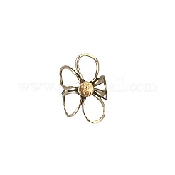 Hollow Flower Alloy Open Cuff Ring&nbsp;FS-WGDF3EE-01