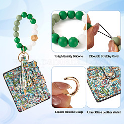 Silicone Beads Keychain&nbsp;KEYC-TAC00022