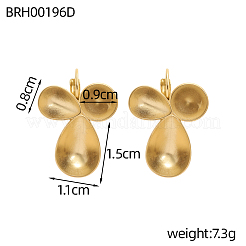 304 Stainless Steel Stud Earring Findings&nbsp;STAS-OY015-76G