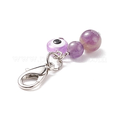 Gemstone Beaded Gourd Feng Shui Pendant Decorations&nbsp;HJEW-JM00698