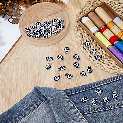 40Pcs 2 Styles Polyester Clothing Patches&nbsp;PATC-MA0001-62