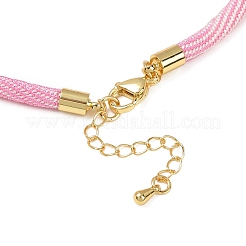 4MM Round Nylon Cotton Cord Necklaces Making&nbsp;NJEW-C106-02G-13