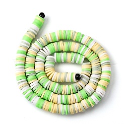 Handmade Polymer Clay Beads Strands&nbsp;CLAY-R089-6mm-T02B-12