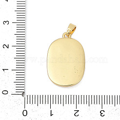 Brass Enamel Pendants&nbsp;KK-U068-13C-07G