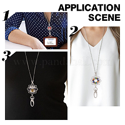 DIY Office Lanyard ID Badges Holder Necklace Making Kit&nbsp;DIY-SC0021-45
