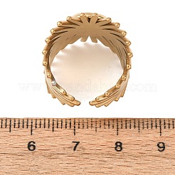 V-Shaped 304 Stainless Steel Cuff Ring Components&nbsp;SA-CBAC0DF-01A-G