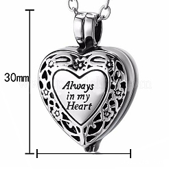 201 Stainless Steel Urn Pendants&nbsp;BOTT-PW0001-035AS