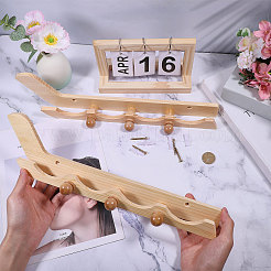 Wooden Wall Mounted Hockey Display Holder&nbsp;ODIS-WH0086-106