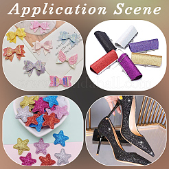 Glitter PVC Leather Fabric&nbsp;DIY-WH20011-59C