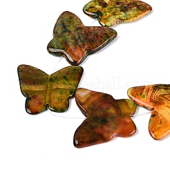 Natural Fire Crackle Agate Beads Strands&nbsp;G-Q606-65