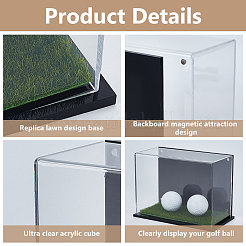 Acrylic & Magnet & Plastic Display Box&nbsp;ODIS-WH0061-81