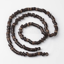 Dyed Natural Coconut Disc Bead Strands&nbsp;COCB-O003-07E