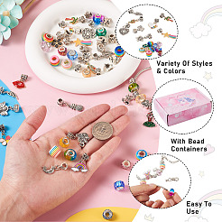 DIY Europen Bracelet Necklace Making Kit&nbsp;DIY-CD0001-46