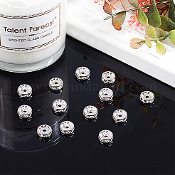 316 Surgical Stainless Steel Crystal Rhinestone Spacer Beads&nbsp;STAS-UN0004-89P