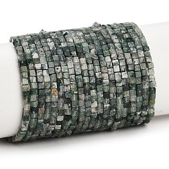 Natural Moss Agate Beads Strands&nbsp;GG-CBA2498-A04-01