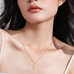 1Pc 925 Sterling Silver Singapore Chain Necklaces&nbsp;STER-BBC0007-38A