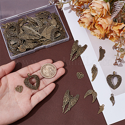 8 Styles Tibetan Style Alloy Pendants&nbsp;FIND-AR0005-89