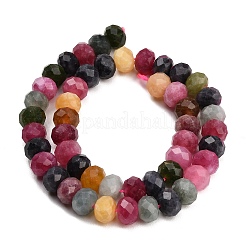 Faceted Dyed Natural White Jade Beads Strands&nbsp;GG-CBAE966-01B-A