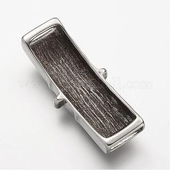 304 Stainless Steel Slide Charms&nbsp;STAS-F063-30