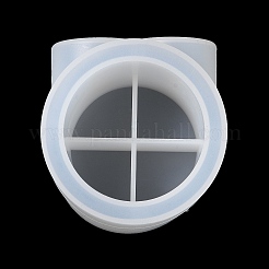 Valentine's Day Theme Column with Heart DIY Candle Cup Silicone Molds&nbsp;DIY-G098-02C