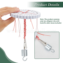 2Pcs 2 Style Iron Alligator Clips with Hook&nbsp;TOOL-GA0001-85