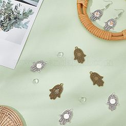 DIY Blank Dome Earrings Making Kit&nbsp;DIY-SC0021-59