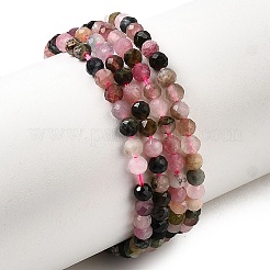 Natural Multicolor Tourmaline Beads Strands&nbsp;G-H336-A10-02
