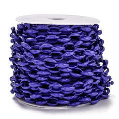 Spray Painted Alloy Cable Chains&nbsp;LCHA-L001-02F