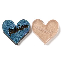 Translucent Resin Cabochons&nbsp;CRES-Z001-11