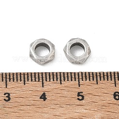 Brass European Beads&nbsp;KK-CBADC51-04AS