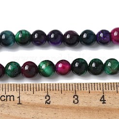 Natural Tiger Eye Beads Strands&nbsp;X-G-B133-A02-6MM-06