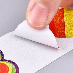 Heart Shaped Stickers Roll&nbsp;LS-DIY-K027-A01