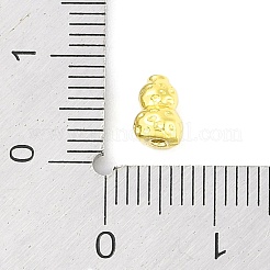 Brass Pave Clear Cubic Zirconia Beads&nbsp;KK-F875-14G