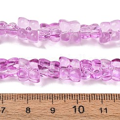 Transparent Glass Beads Strands&nbsp;GL-CBAAE04-01G