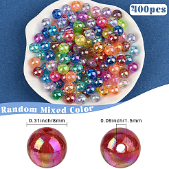 Eco-Friendly Transparent Acrylic Beads&nbsp;OACR-PA0001-30B-01