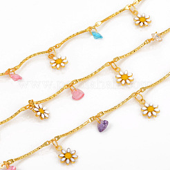 3.28 Feet Handmade Brass Scalloped Bar Chains&nbsp;X-CHC-F011-18-G