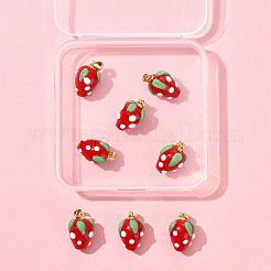 8Pcs Handmade Lampwork Pendants&nbsp;LAMP-FS0001-52B
