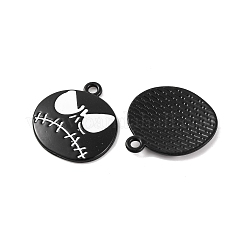 Halloween Theme Rack Plating Alloy Pendants&nbsp;FIND-M020-01A-EB
