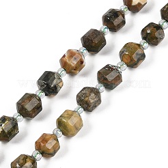 Natural Rhyolite Jasper Beads Strands&nbsp;G-O201B-122F