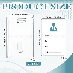 Acrylic Name Card Holders&nbsp;AJEW-WH0596-532