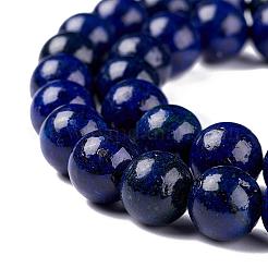 Natural Lapis Lazuli Round Beads Strands&nbsp;G-I181-10-8mm