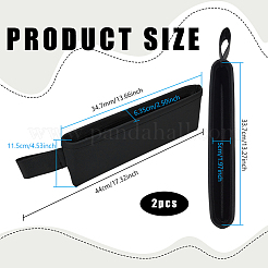 Imitation Leather with Plastic Car Seat Gap Storage Box&nbsp;CON-WH0095-167B