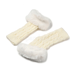 Acrylic Fibers Knitting Fingerless Gloves&nbsp;PW-WG53A2A-08