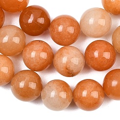 Natural Red Aventurine Beads Strands&nbsp;G-L648-A04-16mm